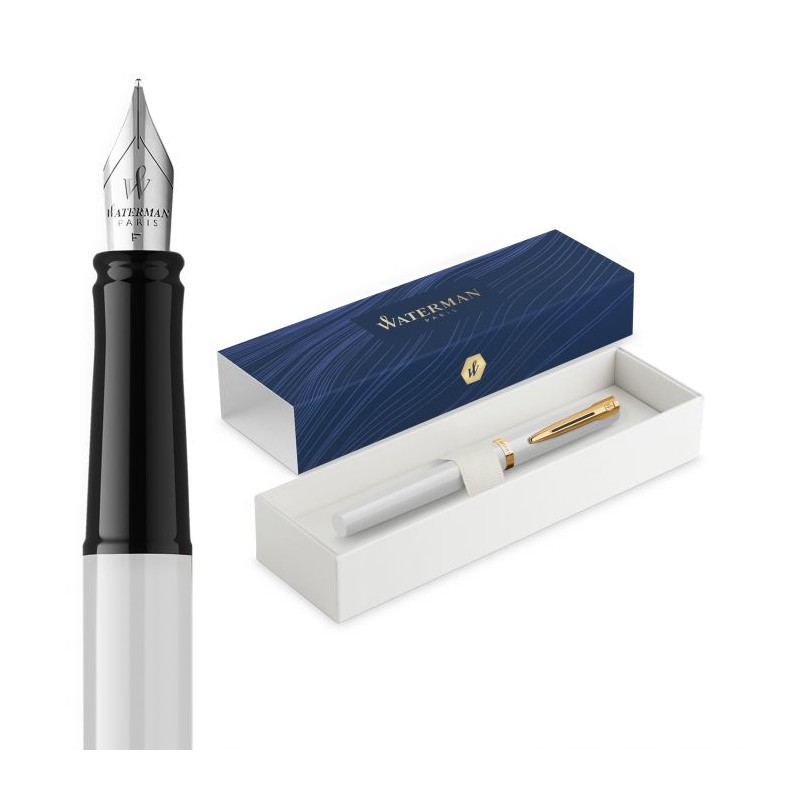 Waterman Impression Lq White Gt Fpen M