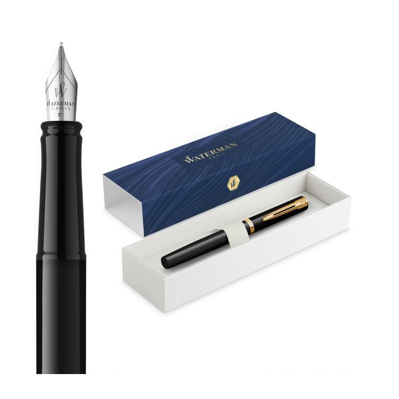 Waterman Impression Lq Black Gt Fpen M