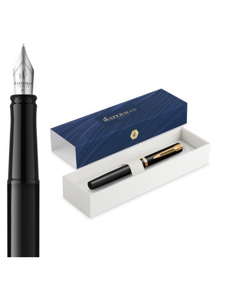 Waterman Impression Lq Black Gt Fpen M