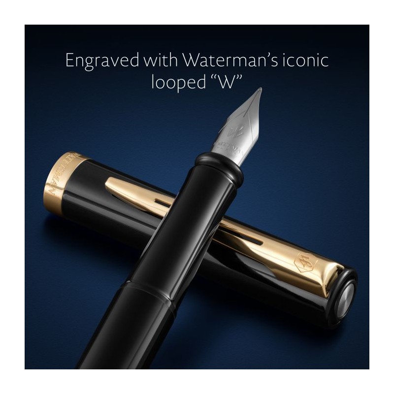 Waterman Impression Lq Black Gt Fpen F