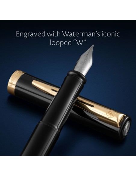 Waterman Impression Lq Black Gt Fpen F