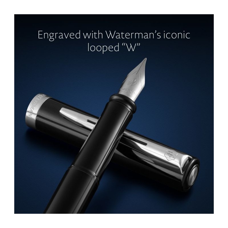 Waterman Impression Lq Black Ct Fpen M