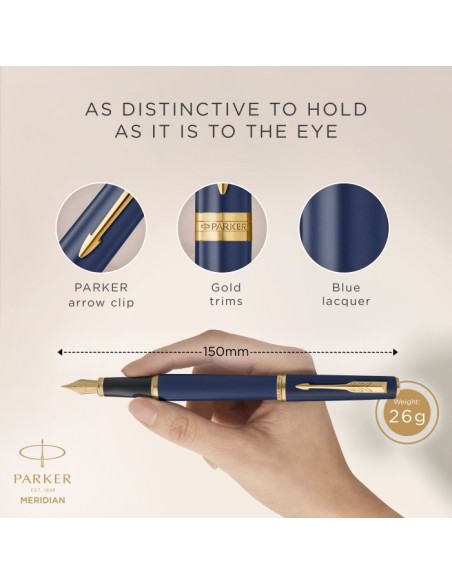 P MERIDIAN BLUE GT FPen M
