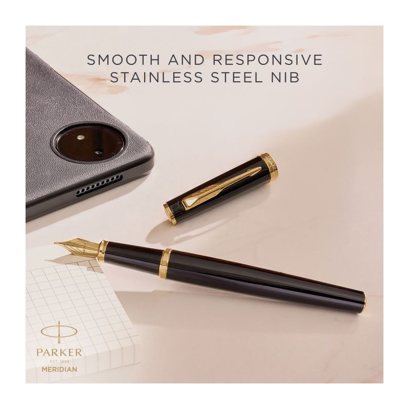 P MERIDIAN BLACK GT FPen M