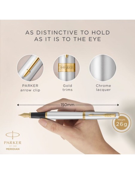 P MERIDIAN CHROME GT FPen M