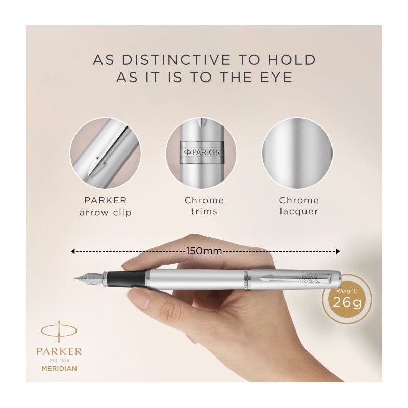 P MERIDIAN CHROME CT FPen F