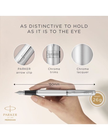 P MERIDIAN CHROME CT FPen F