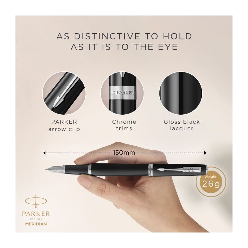 P MERIDIAN BLACK CT FPen F