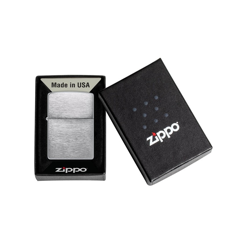 Zippo 200 Brushed Chrome