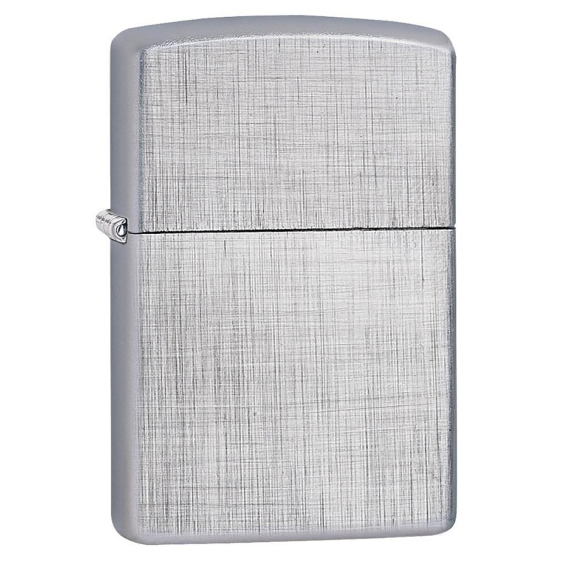 Αυθεντικός αναπτήρας Zippo Classic Linen Weave με ανάγλυφη υφή και προσωποποιημένη χάραξη