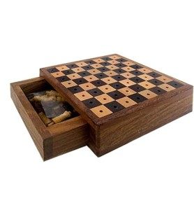Ξύλινο Σκάκι Ταξιδίου