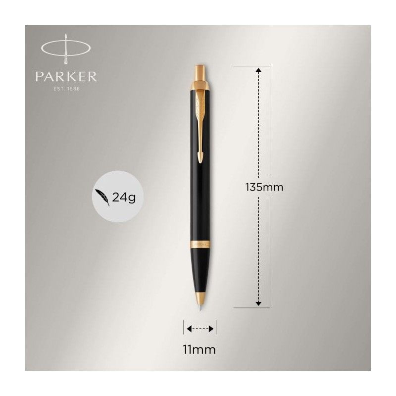 Ρarker Σετ δώρου Ι.Μ. DUO LQ BLACK GT Στυλό-Πένα