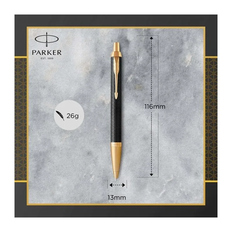 PARKER Ι.Μ. PRM BLACK GOLD GT BPen