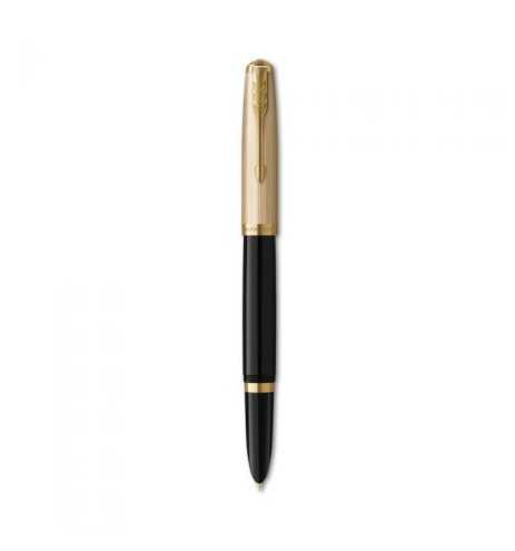 PARKER 51 DLX BLACK GT FP F 18k