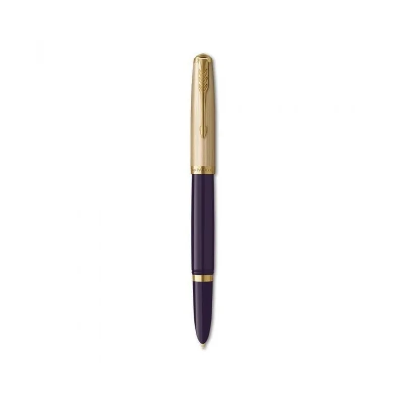 PARKER 51 DLX PLUM GT FP Μ 18k
