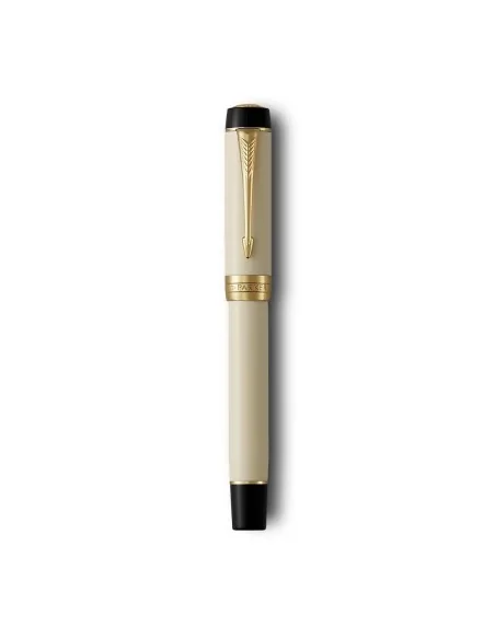 Parker DUOFOLD CL IVORY & BLACK GT FP-C Μ